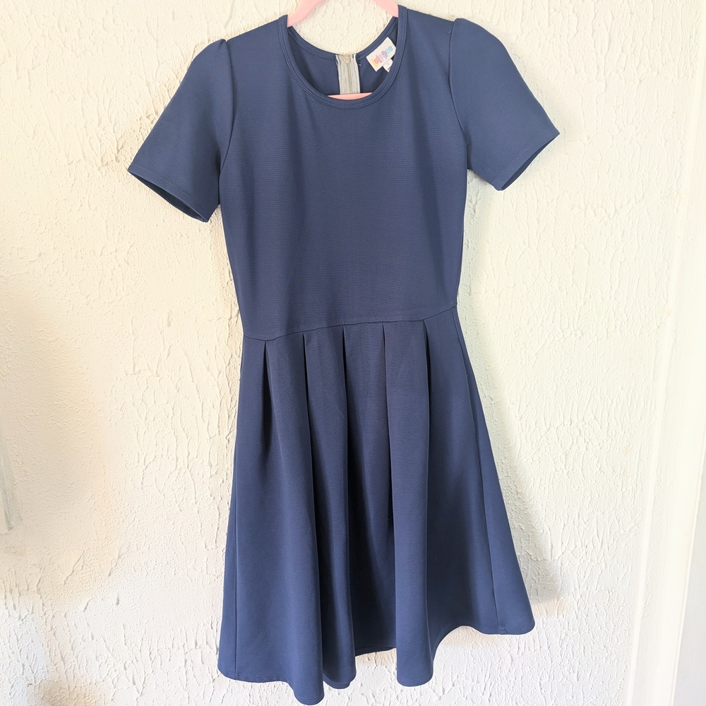 LuLaRoe Navy Casual Dress